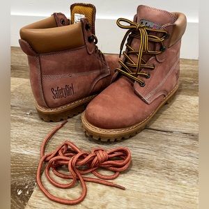 Safety Girl II Soft Toe Women's Work Boots - Light Pink - 6.5M